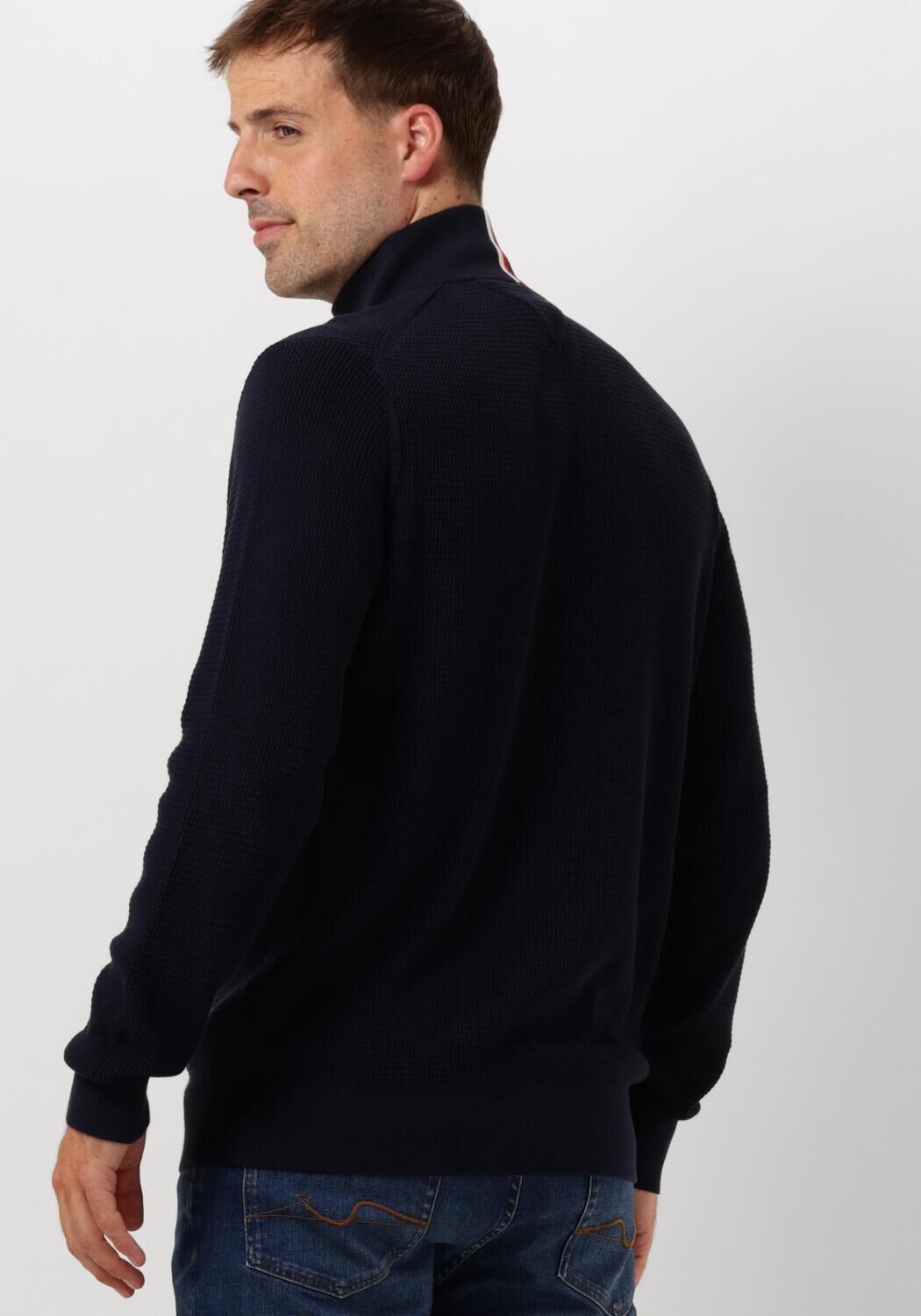 TOMMY HILFIGER Heren Truien & Vesten Refined Structure Zi Blauw
