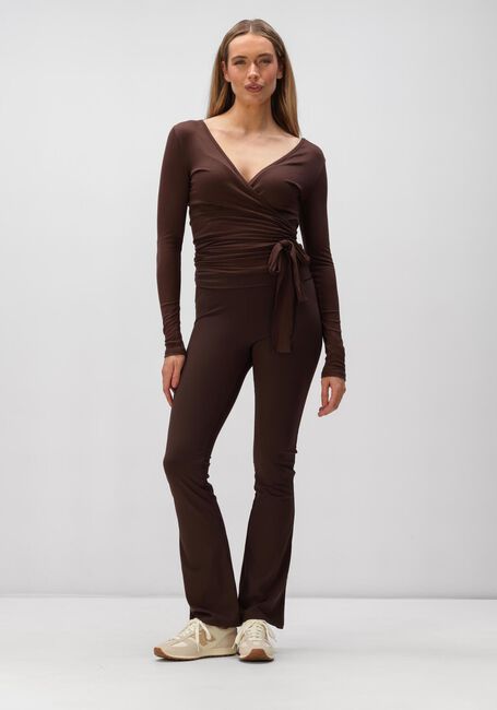 Bruine NEO NOIR Broeken ULIANNA LEGGINGS PANTS - large