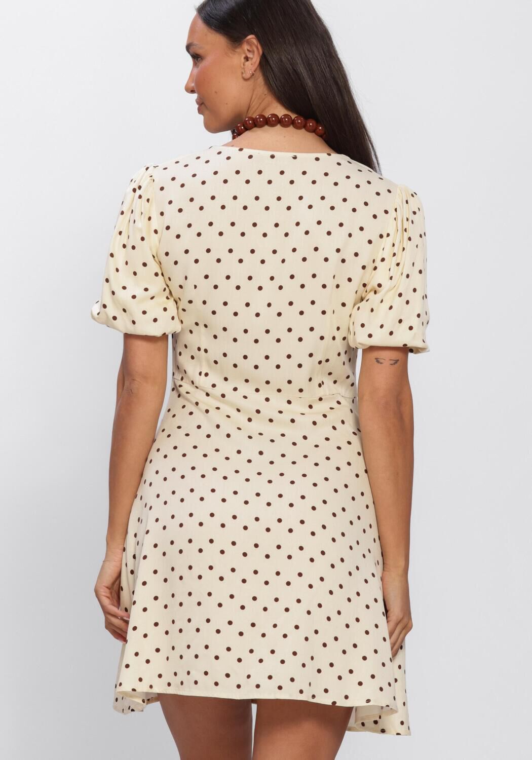 Ecru YDENCE Jurken DRESS AMAYA - large