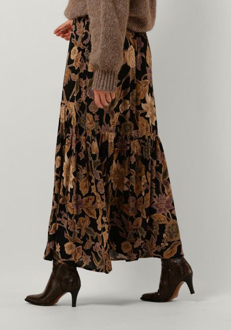 Zwarte BY-BAR Maxirok JOYA LILLI SKIRT - large