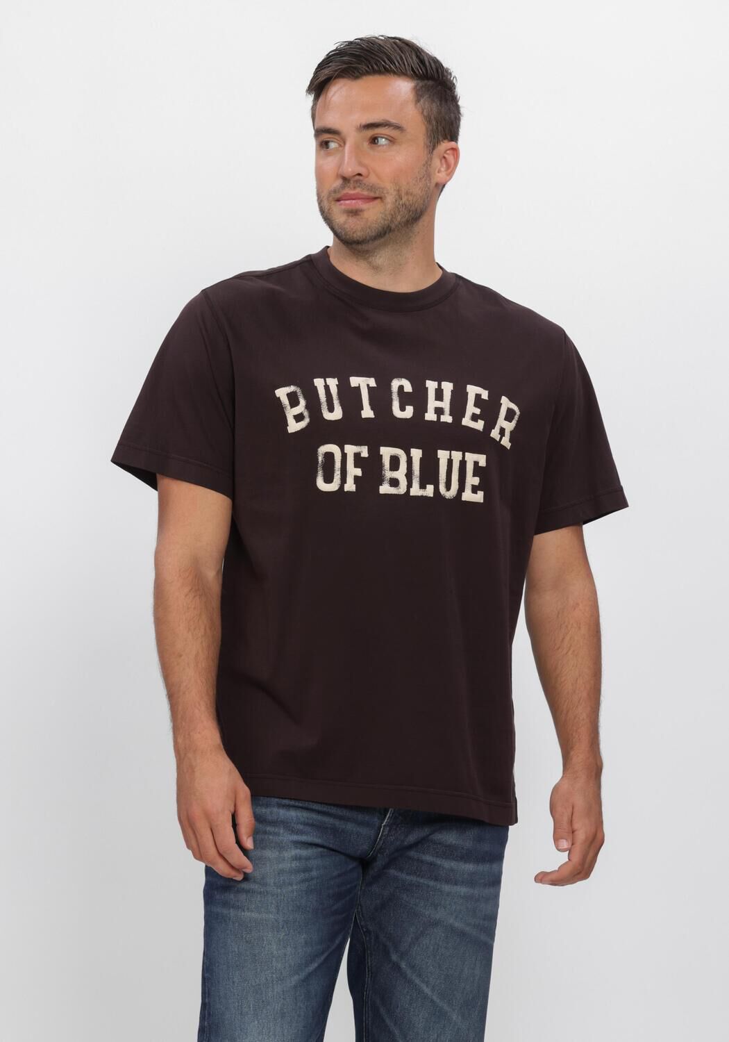 Bruine BUTCHER OF BLUE T-shirt LEGION COMPANY LOOSE TEE - large