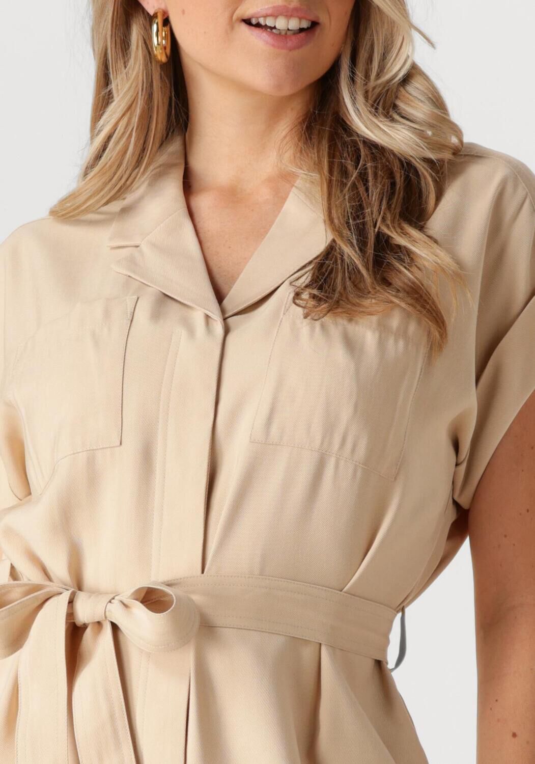 MSCH COPENHAGEN Dames Jurken Mschimila Selia Ss Dress Beige