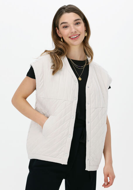 Beige 10DAYS Gilet QUILTED FLEECE VEST - large