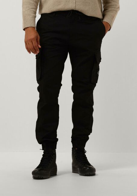 Zwarte CALVIN KLEIN Cargobroeken SKINNY WASHED CARGO - large