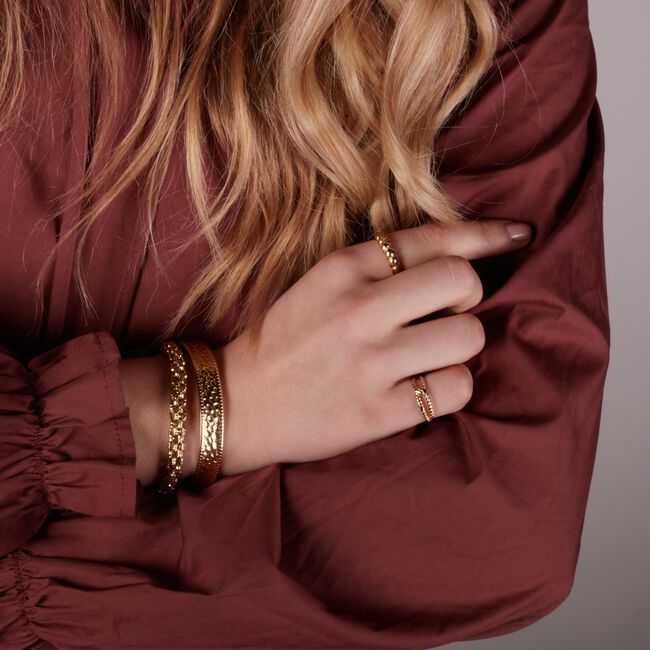 Goudkleurig NOTRE-V Armbanden ARMBAND RONDE SCHAKEL Goudkleurig NOTRE-V Armbanden ARMBAND RONDE SCHAKEL - large