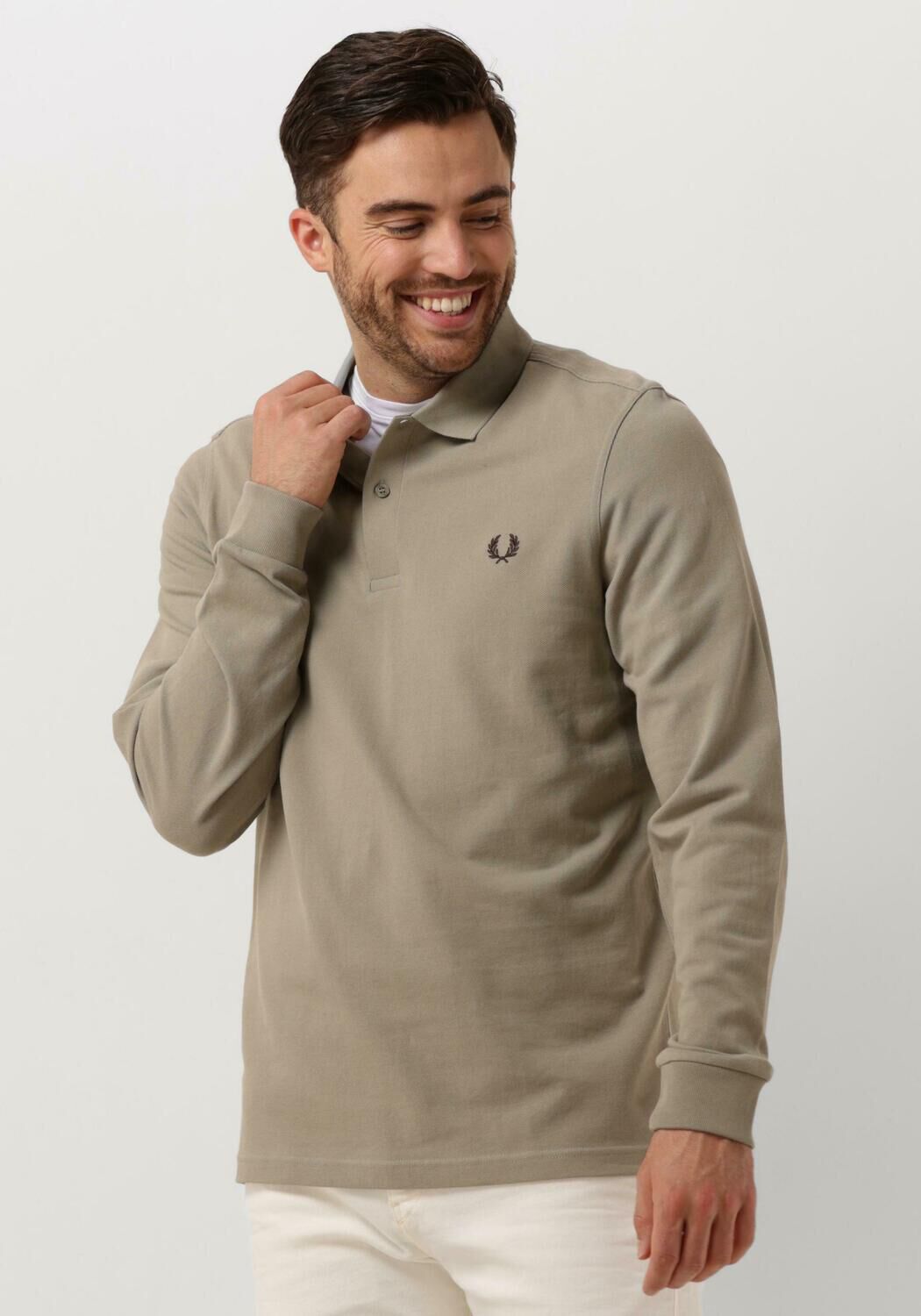 Fred perry polo long outlet sleeve