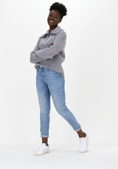 Grijze OBJECT Trui RACHEL LS KNIT PULLOVER - large