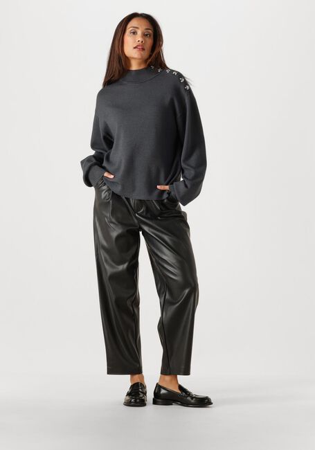 Donkergrijze Y.A.S. Trui YASHAMA LS PEARL KNIT PULLOVER - large