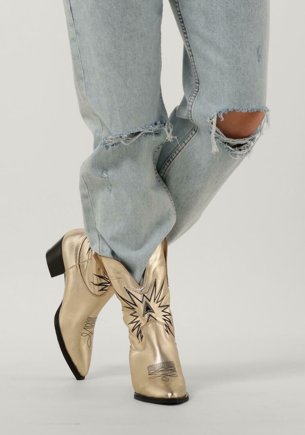 Gouden NOTRE-V Cowboylaarzen BO - large