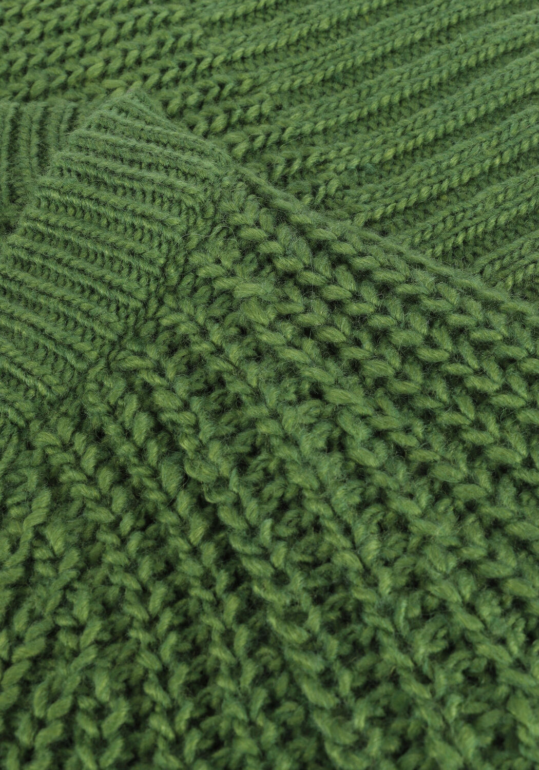 Groene OBJECT Trui JAMALIA L/S KNIT PULLOVER - large