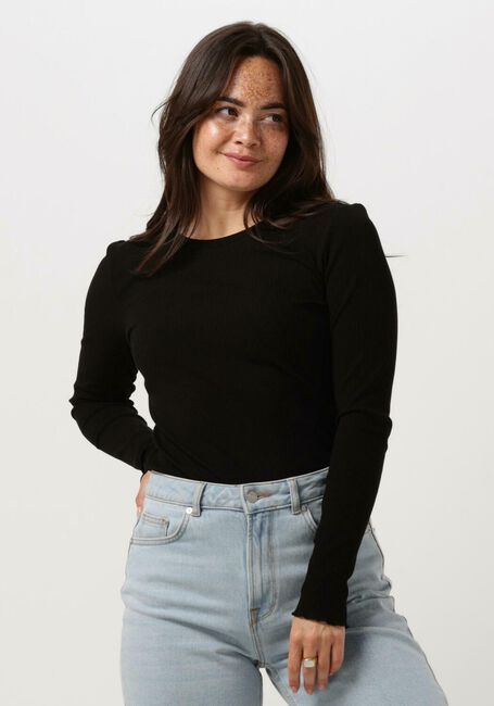 Zwarte SELECTED FEMME T-shirt ANNA LS CREW NECK TEE - large