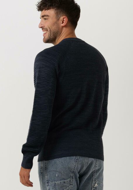 Blauwe G-STAR RAW Trui 3D BIKER R KNIT - large