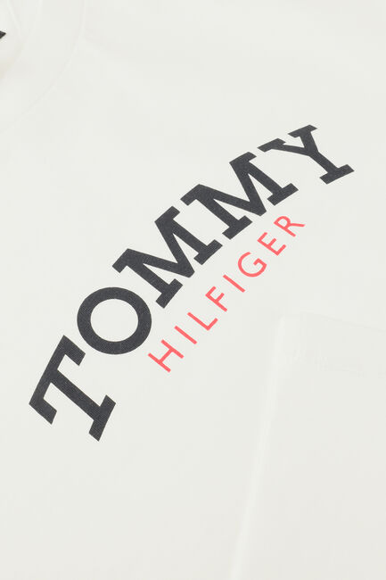 Witte TOMMY HILFIGER T-shirt MONOGRAM GRAPHIC T-SHIRT - large