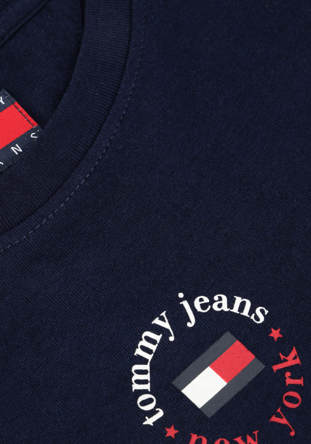 Donkerblauwe TOMMY JEANS T-shirt TJW SLIM ESSENTIAL LOGO 2 TEE - large