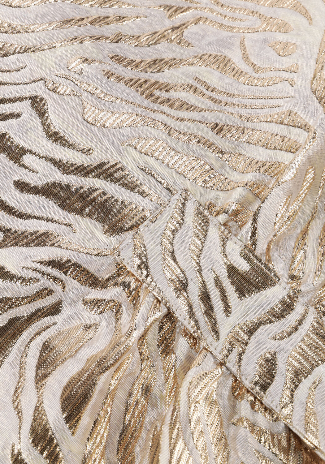 Gouden FREEBIRD Mini jurk F-WV-JAQUARD-FANTASY-26-1 - large