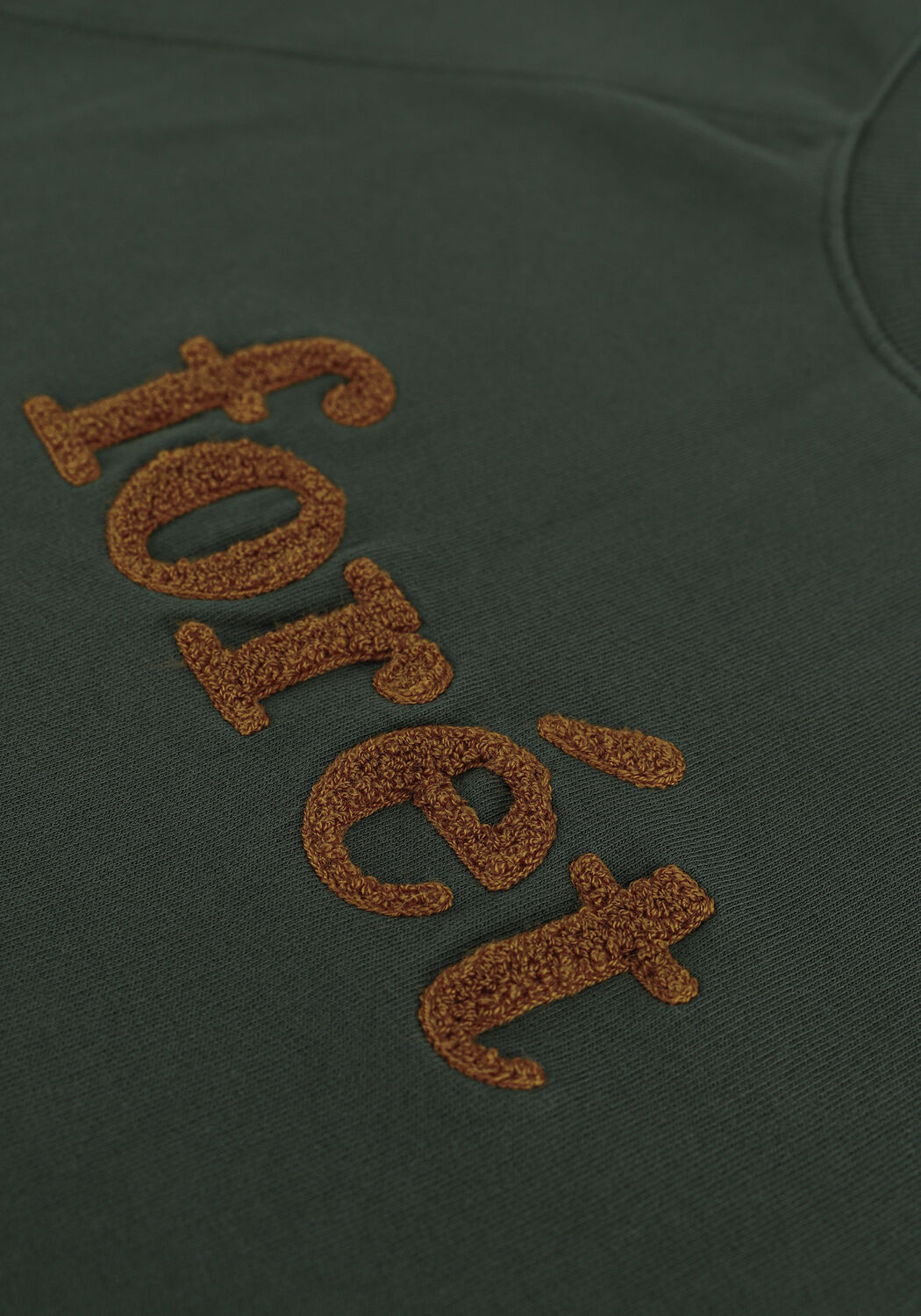 Donkergroene FOR&Eacute;T Sweater SPRUCE SWEATSHIRT - large