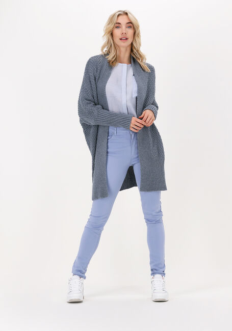 Lichtblauwe SIMPLE Blouses WOVEN BLOUSE COLETTE STRIPE - large