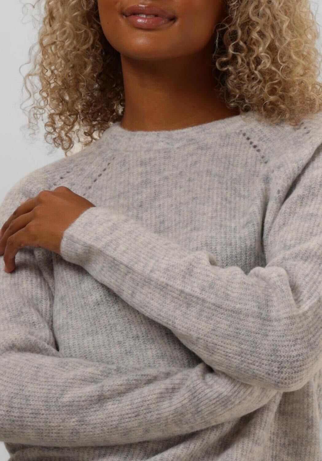 MOS MOSH Dames Truien & Vesten Tammy Thora Knit Grijs