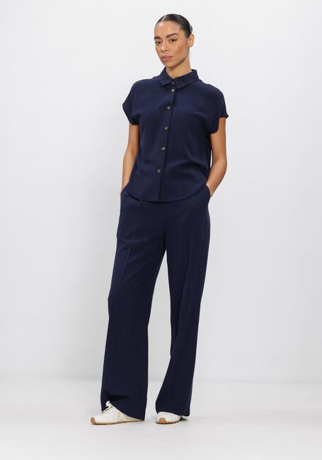 Donkerblauwe GRACE & MILA Wijde broek SS2613034 - large