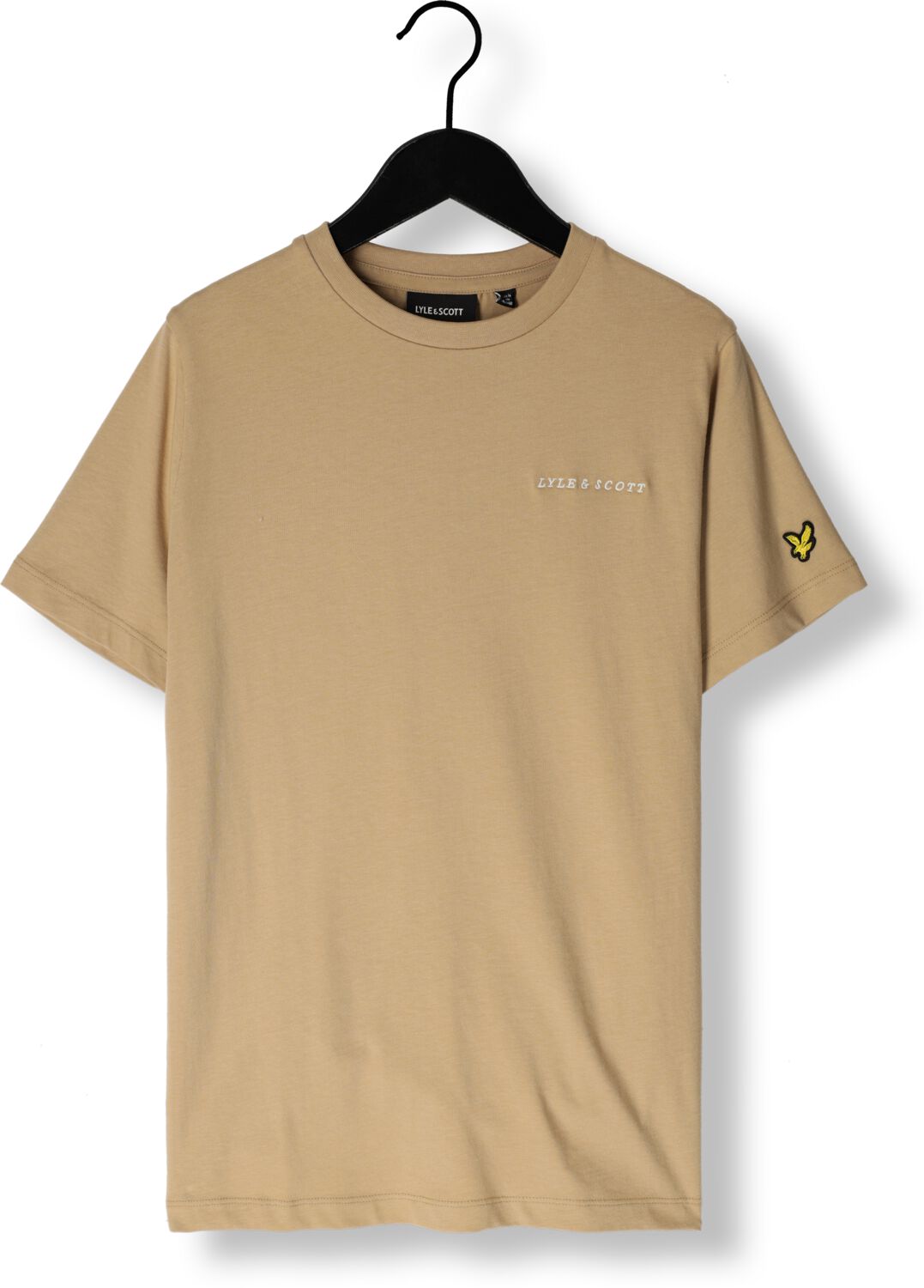 LYLE & SCOTT Jongens Polo's & T-shirts Script Embroidered T-shirt Zand