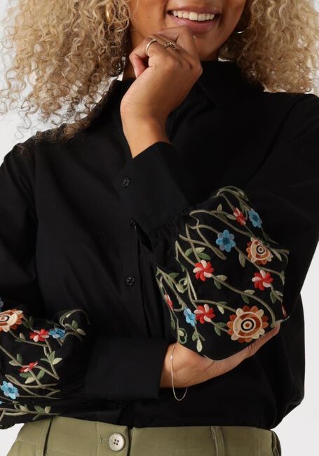 Zwarte YDENCE Blouses BLOUSE BLOSSOM - large