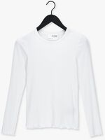 Witte SELECTED FEMME T-shirt ANNA LS CREW NECK TEE