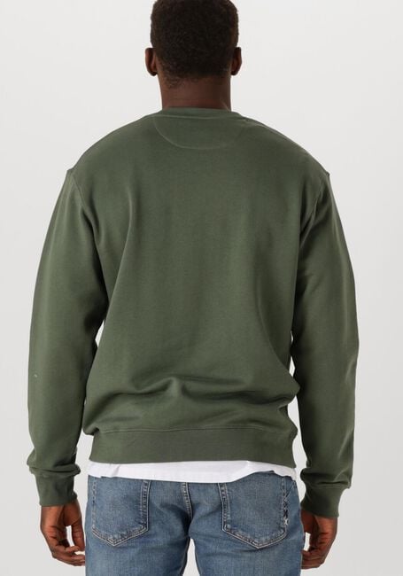 Groene SCOTCH & SODA Sweater SEASONAL CORE - REGULAR-FIT LOGO SWEATSHIRT - large