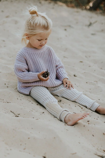 Lila YUKI KIDSWEAR Trui CHUNKY KNITTED SWEATER - large