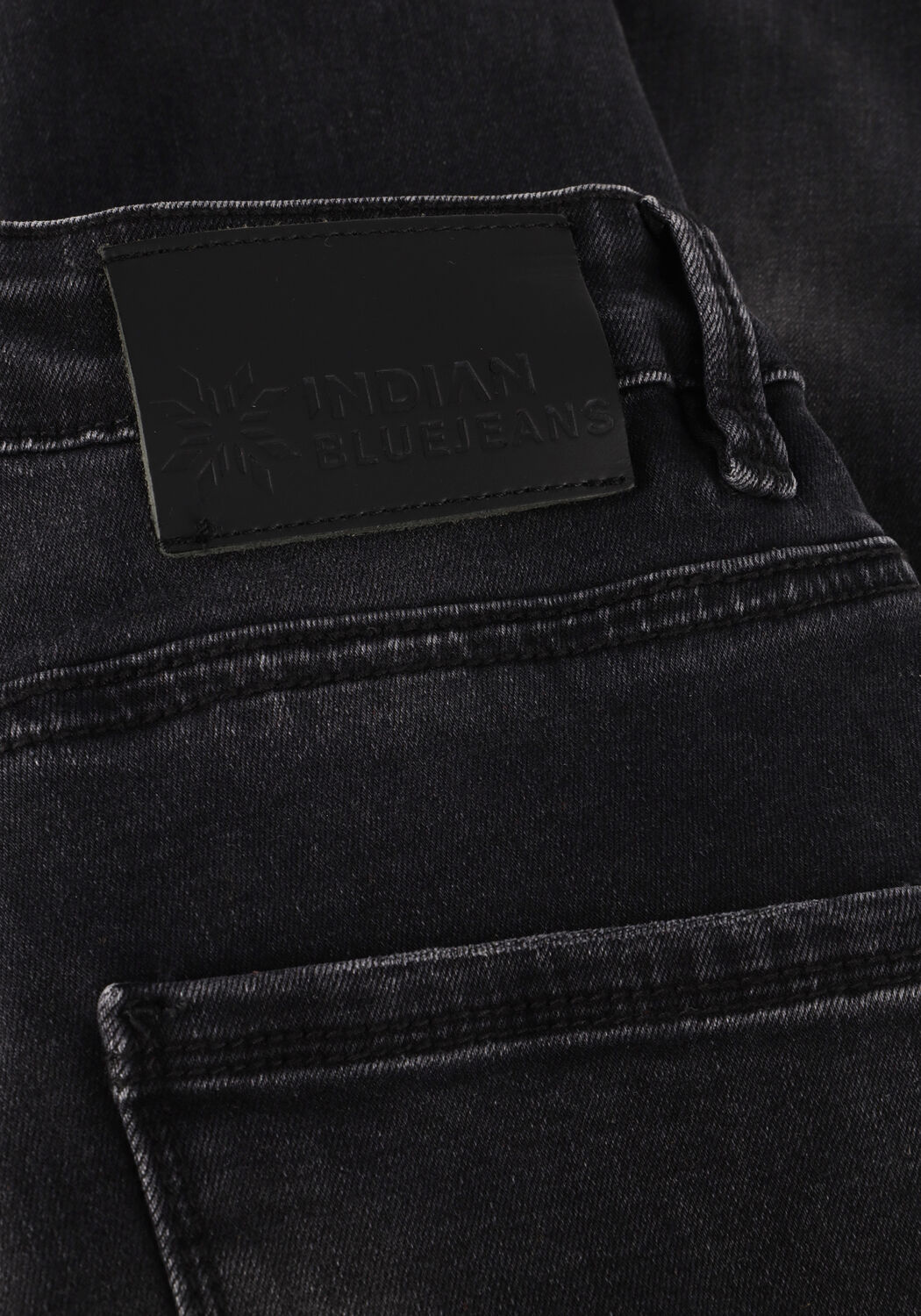 Zwarte INDIAN BLUE JEANS Slim fit jeans BLACK JAY TAPERED FIT - large