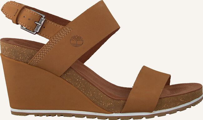 Cognac TIMBERLAND Platte sandalen CAPRI SUNSET WEDGE Cognac TIMBERLAND Platte sandalen CAPRI SUNSET WEDGE - large