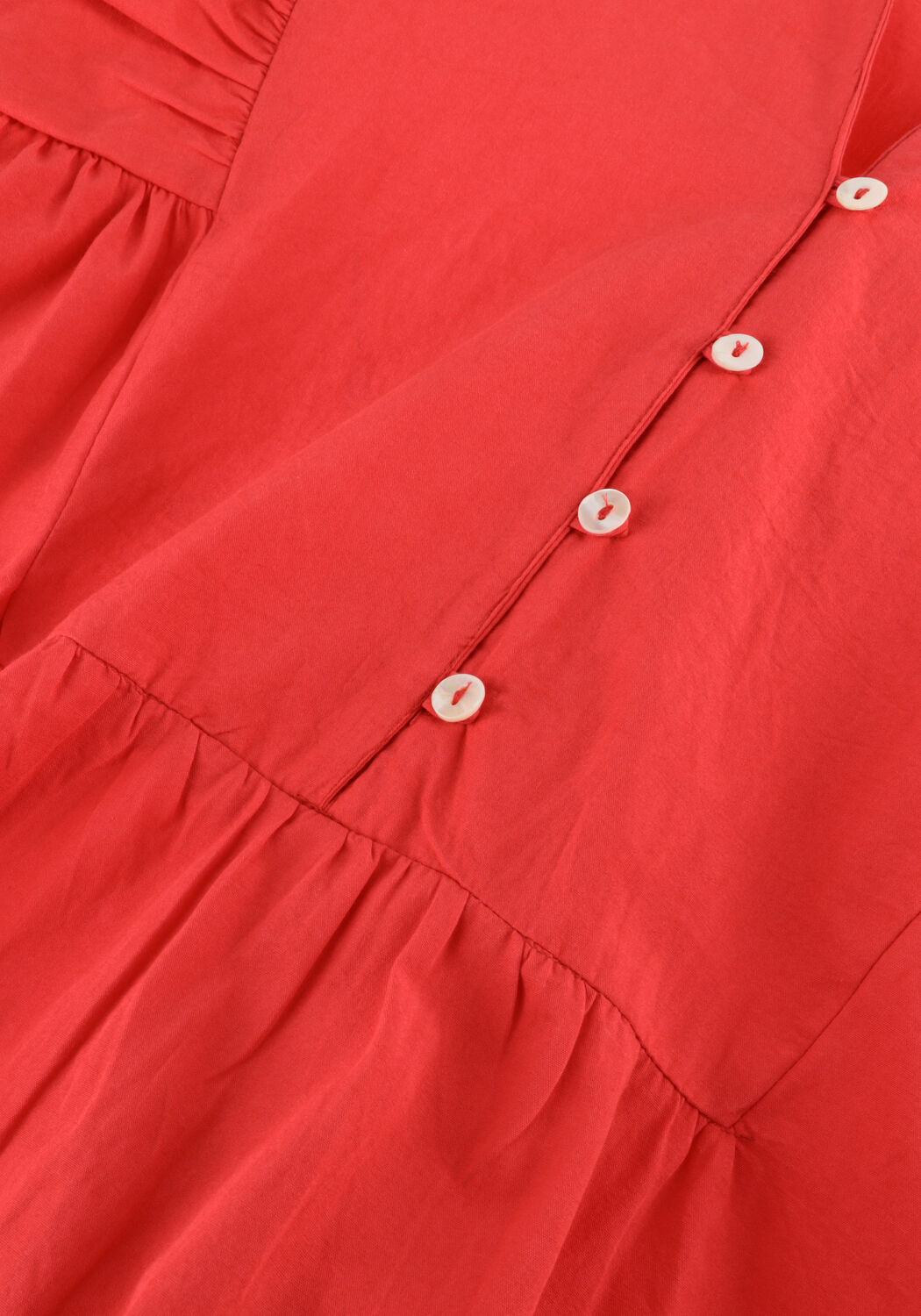 Rode BY-BAR Mini jurk VAYA POPLIN DRESS - large