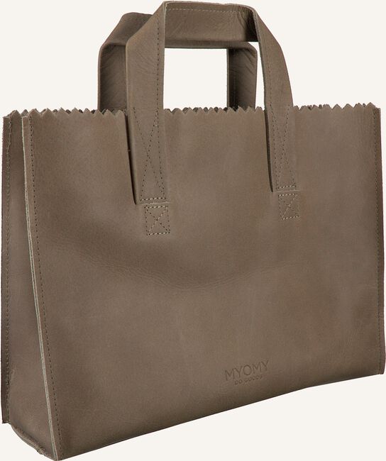 Taupe MYOMY Handtas MY PAPER BAG HANDBAG CROSSBODY Taupe MYOMY Handtas MY PAPER BAG HANDBAG CROSSBODY - large