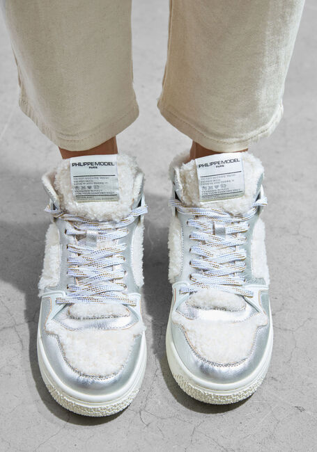 Witte PHILIPPE MODEL Hoge sneakers LA GRANDE MID WOMAN Witte PHILIPPE MODEL Hoge sneakers LA GRANDE MID WOMAN - large