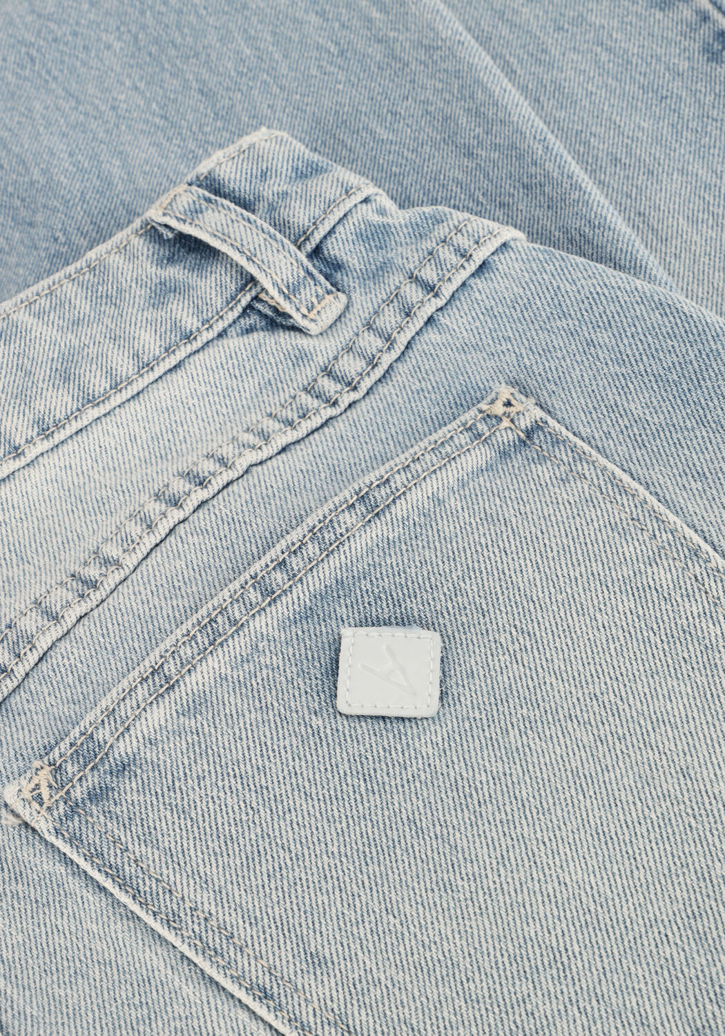 Lichtblauwe ABRAND JEANS Slim fit jeans HIGH  STRAIGHT TALL GIA - large