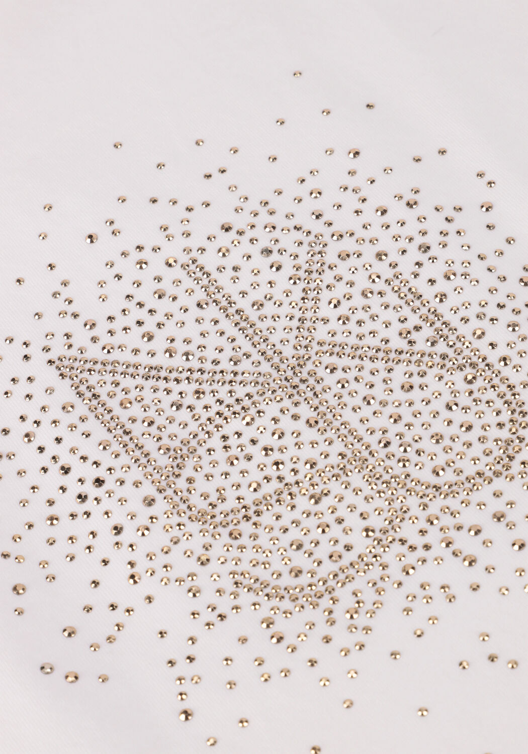 Witte NUKUS T-shirt VILAMOURA SHIRT NK STRASS - large