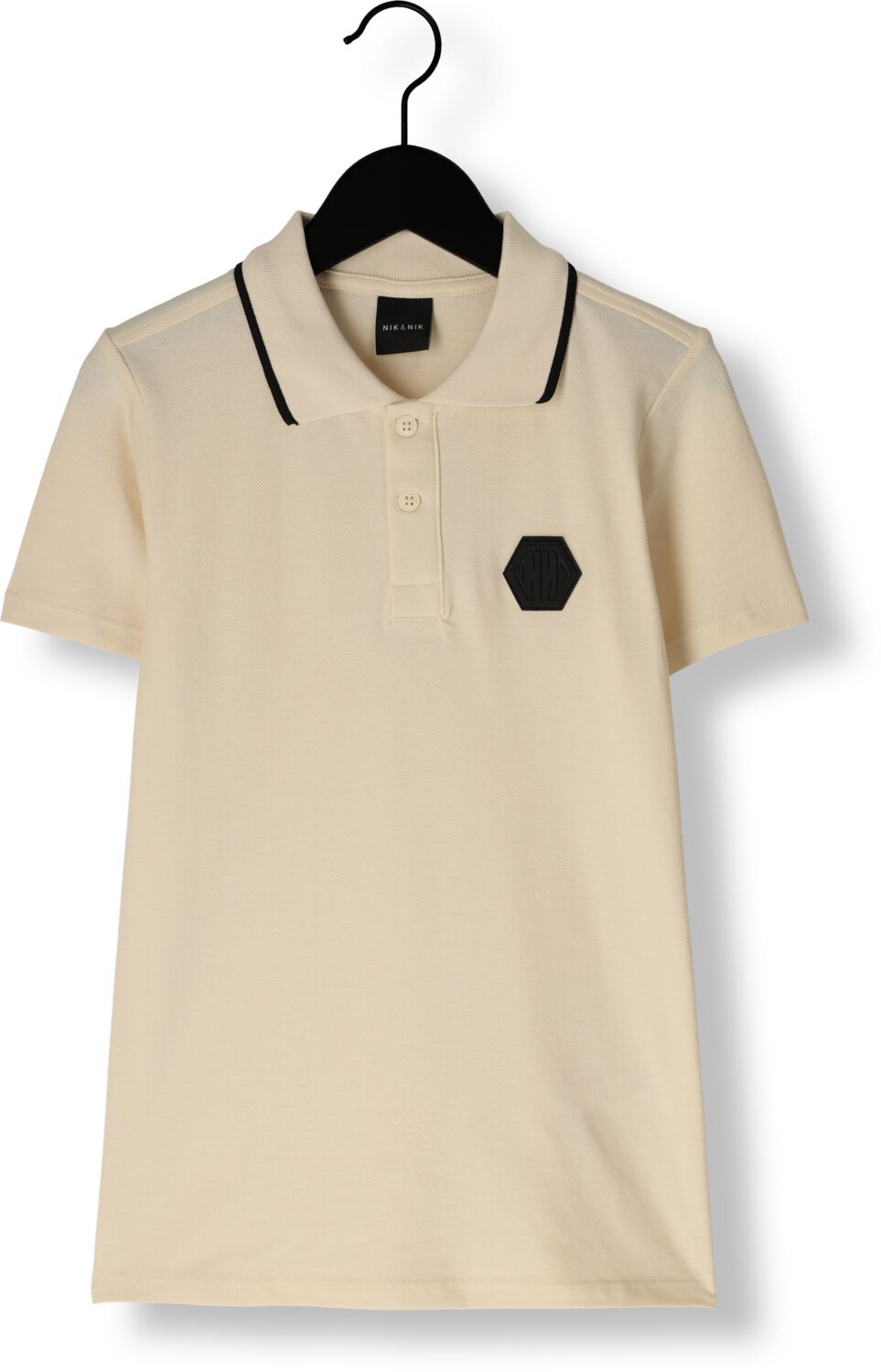 NIK & NIK Jongens Polo's & T-shirts Keyon Polo Ecru