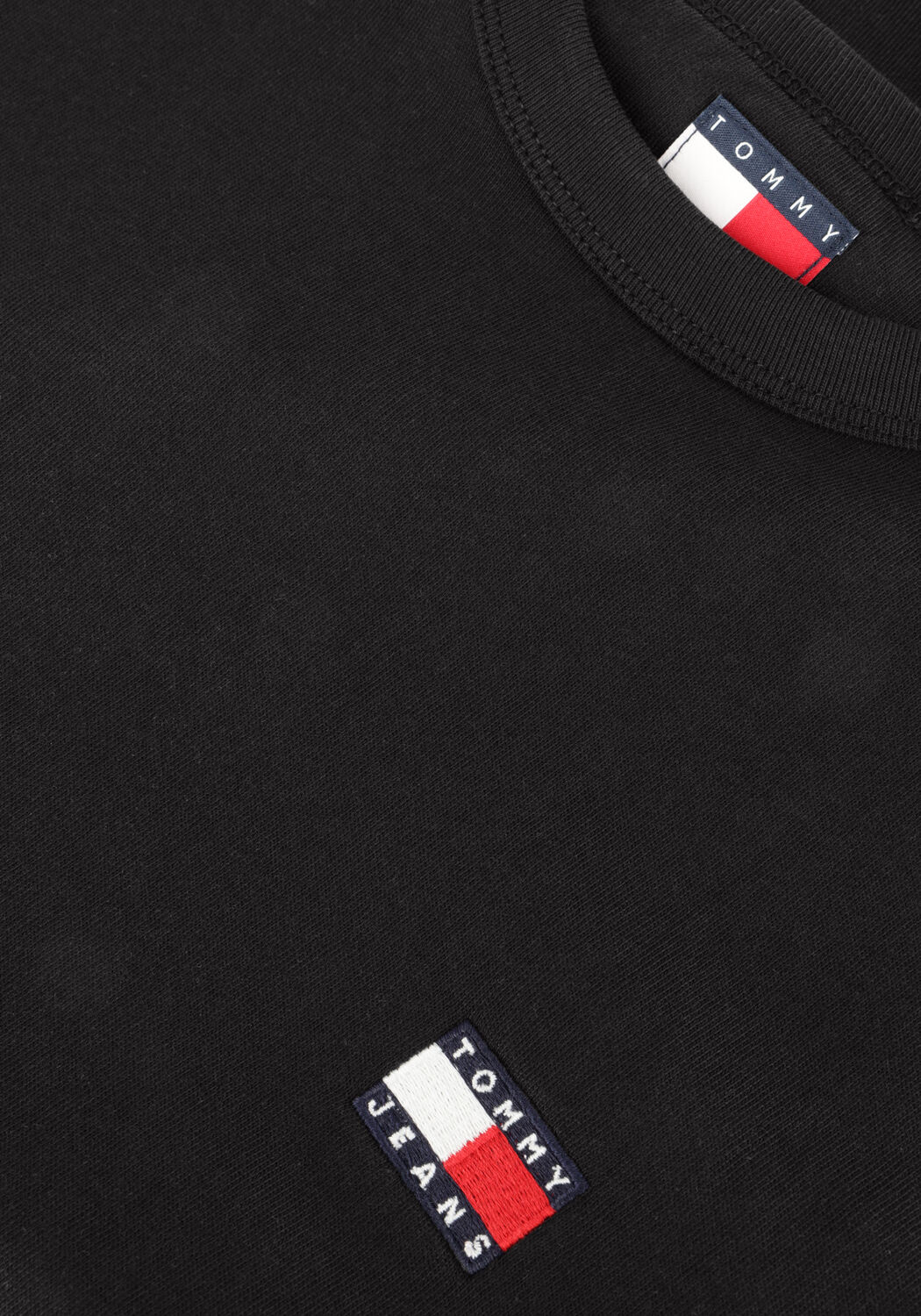 Zwarte TOMMY JEANS T-shirt TJM REG BADGE TEE EXT - large