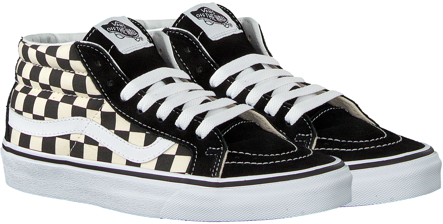 Zwarte VANS Sneakers SK8 MID REISSUE CHECKERBOARD | Omoda