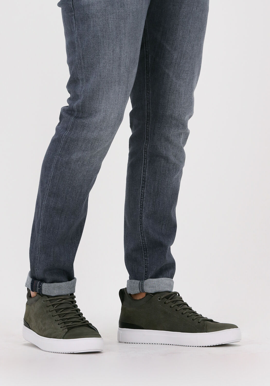 Groene BLACKSTONE SG28 Lage sneakers | Omoda