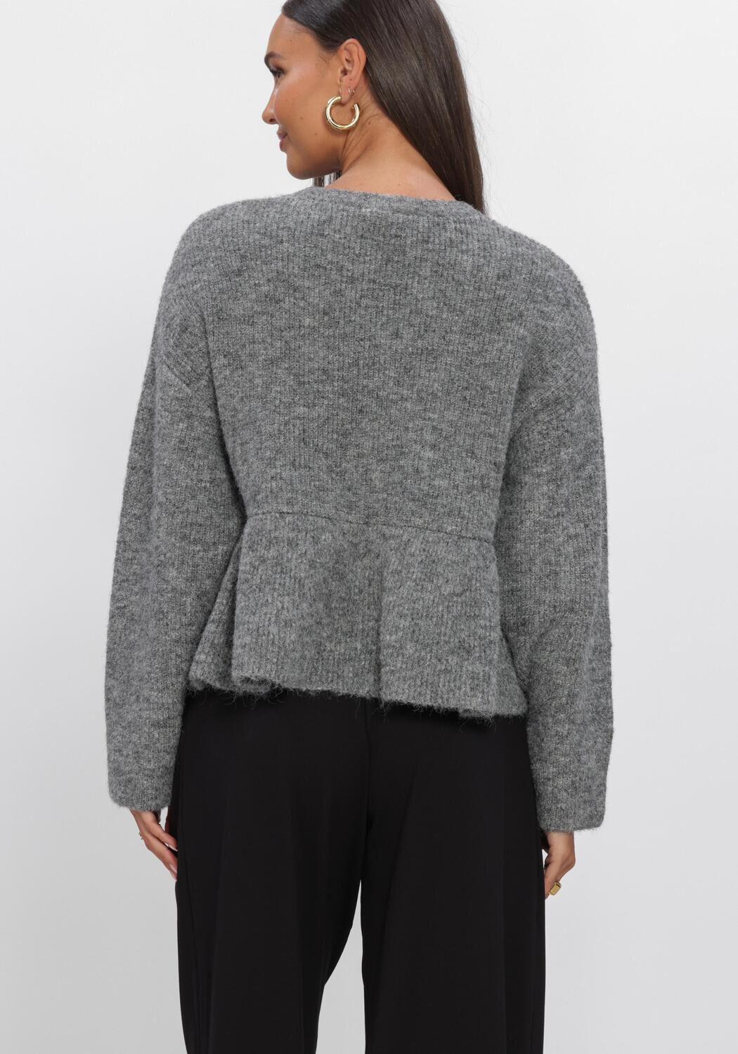 Grijze EDITED Top LICIA JUMPER - large