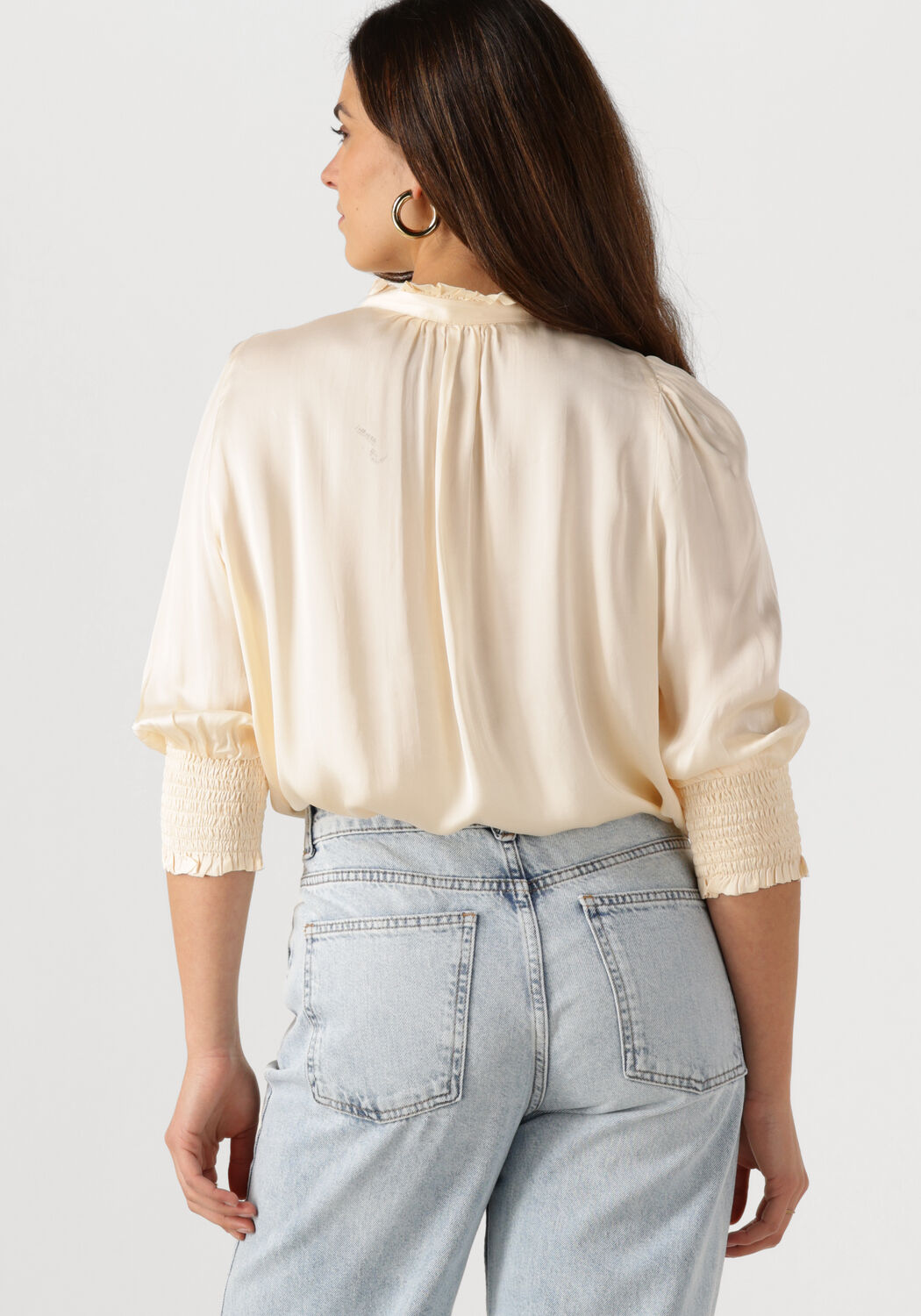 EST'SEVEN Dames Blouses Elise Blouse Wit
