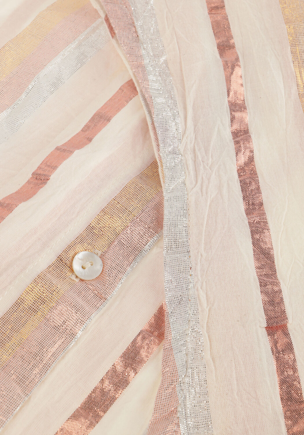 Zand BY-BAR Blouses BIEKE GLOSS STRIPE BLOUSE - large