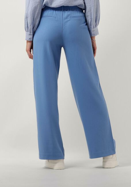 Lichtblauwe OBJECT Pantalon OBJLISA WIDE PANT - large