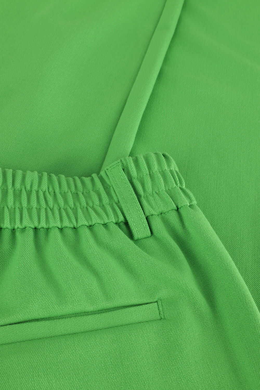 Groene OBJECT Pantalon OBJLISA WIDE PANT - large