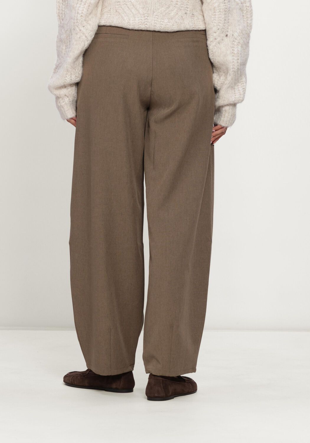 Bruine YDENCE Wijde broek PANTS BLYTHE - large