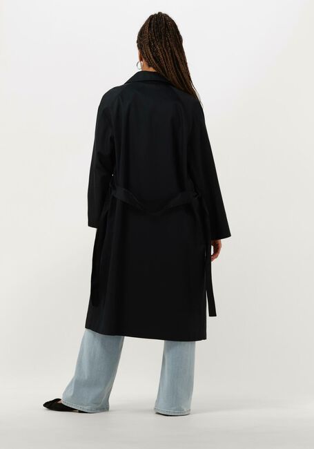 Donkerblauwe ANOTHER LABEL Mantel ROMEE COAT - large