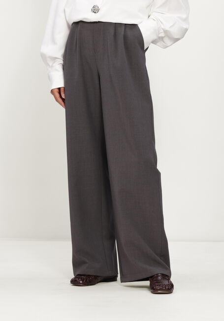 Donkergrijze STUDIO AMAYA Wijde broek JASMIN PANTS - large