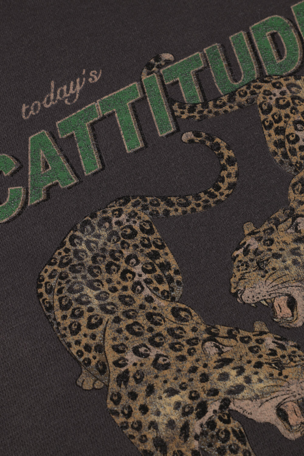 Donkergrijze KONGES SLOJD Sweater LOU SWEAT SHIRT OCS - large