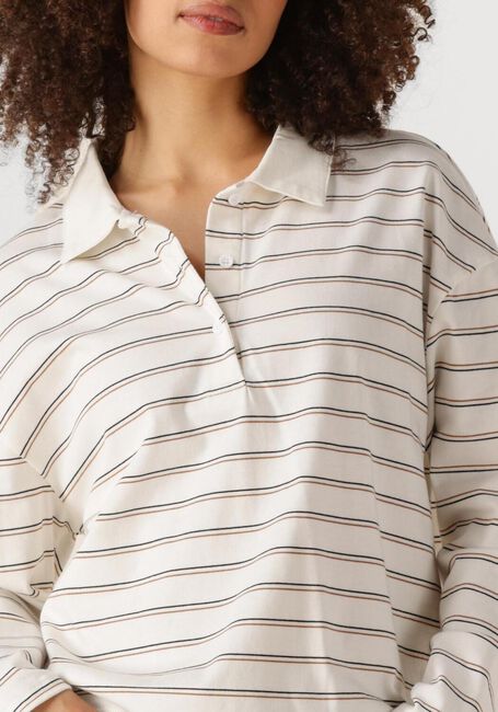 Witte MY ESSENTIAL WARDROBE Top ANNAMW LS POLO BLOUSE - large