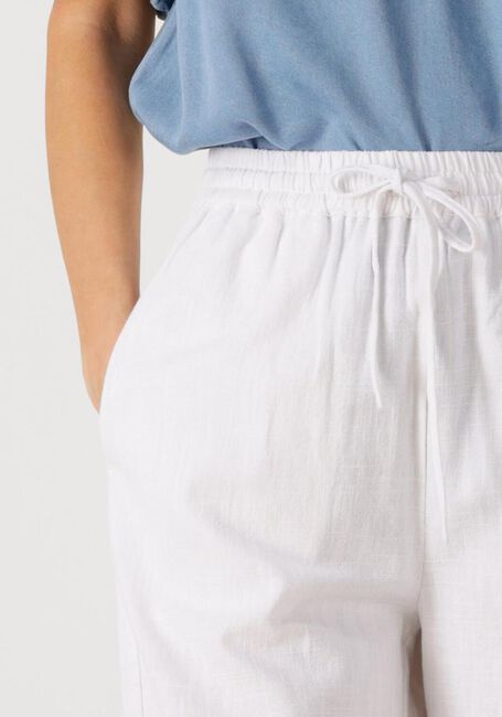 Witte CO'COUTURE Wijde broek LOISECC LINEN LONG PANT - large